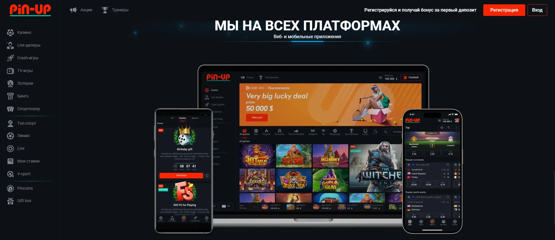 Пин Ап мобильное приложение Пин Ап мобильная версия